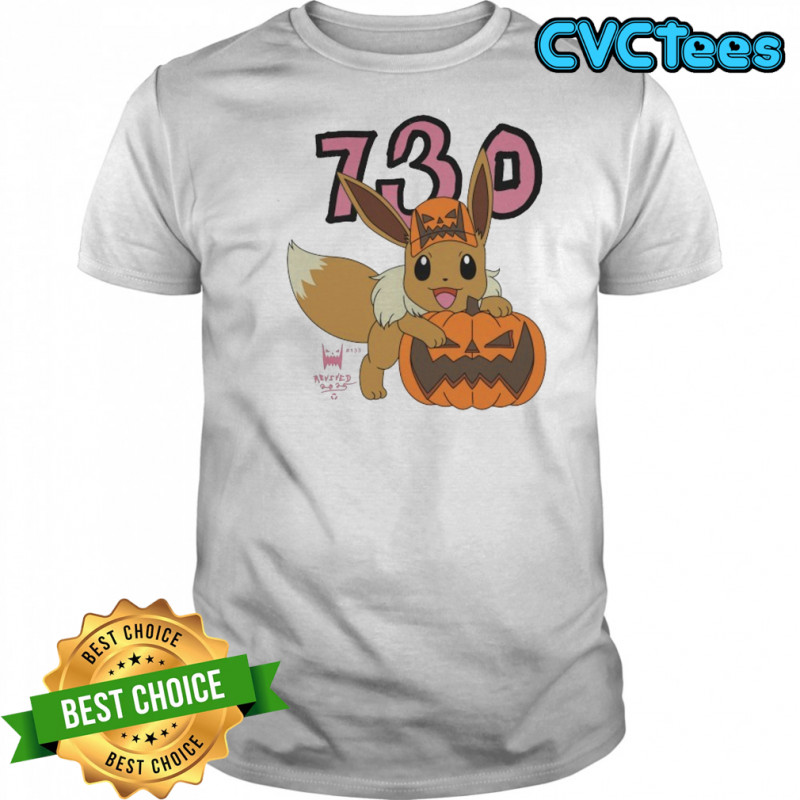 Asspizza 730 Eevee Hug Pumpkin Pokemon Halloween T-shirt