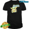 Baby Yoda with Savannah Bananas baseball team shirt