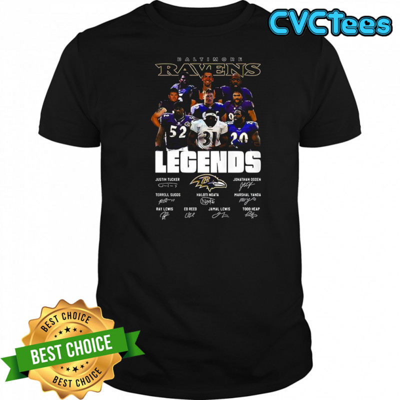 Baltimore Ravens Legends vintage signature shirt