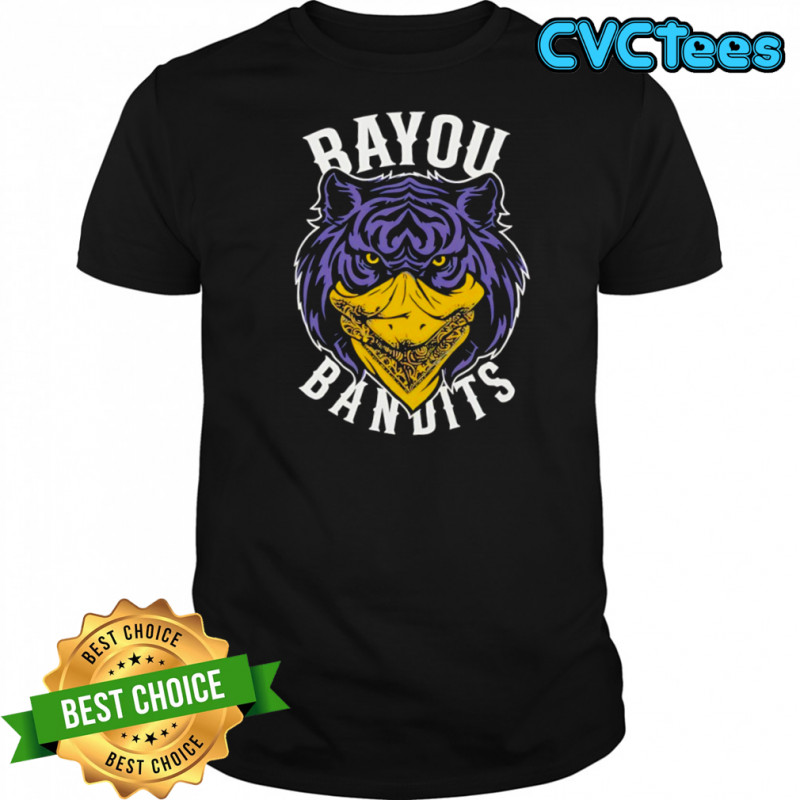 Bayou Bandits LSU Tigers logo shirt