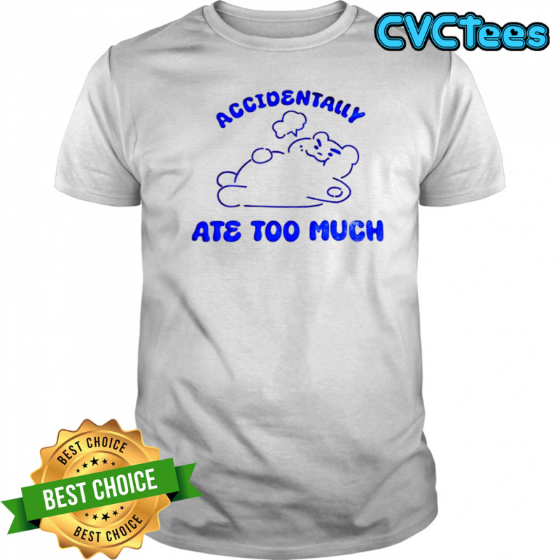 Bear accidentally ate too much shirt