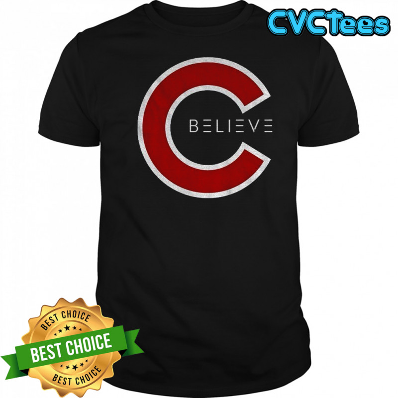 Believe Chicago Cubs logo parody 2025 shirt