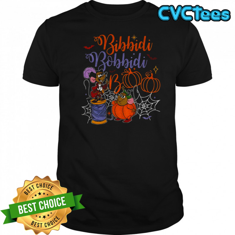 Bibbidi Bobbidi Boo Halloween Jaq and Gus Disney Cinderella shirt