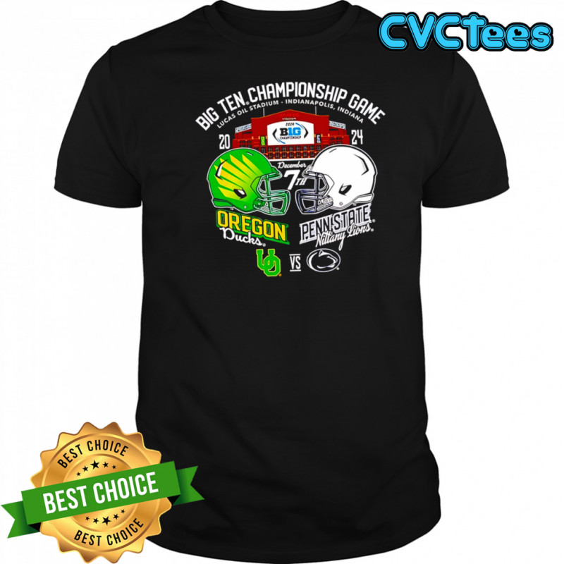 Big Ten Football Championship Stadium helmets shirt