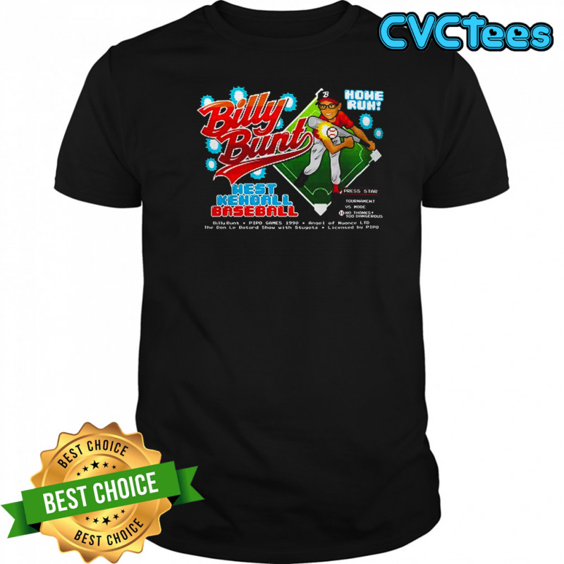 Billy Bunt west Kendall baseball Home Run Video Game shirt