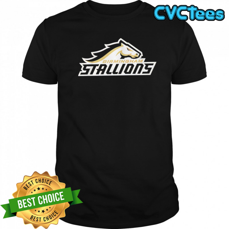 Birmingham Stallions Lockup Logo style shirt