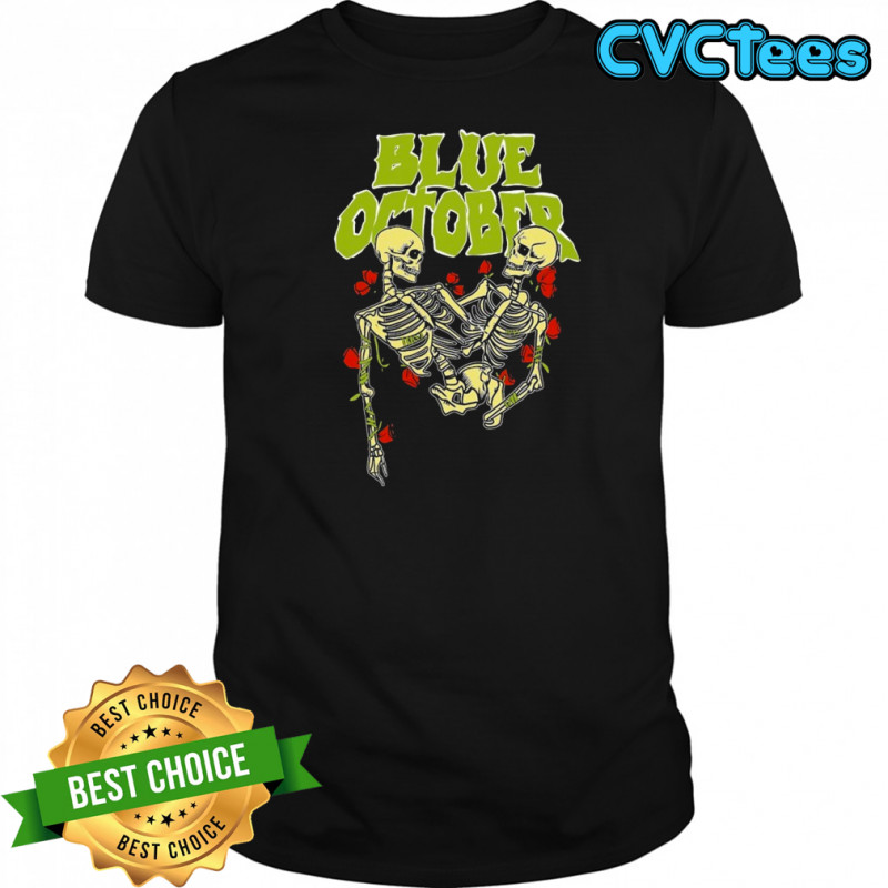 Blue October Skeleton Buddies T-shirt