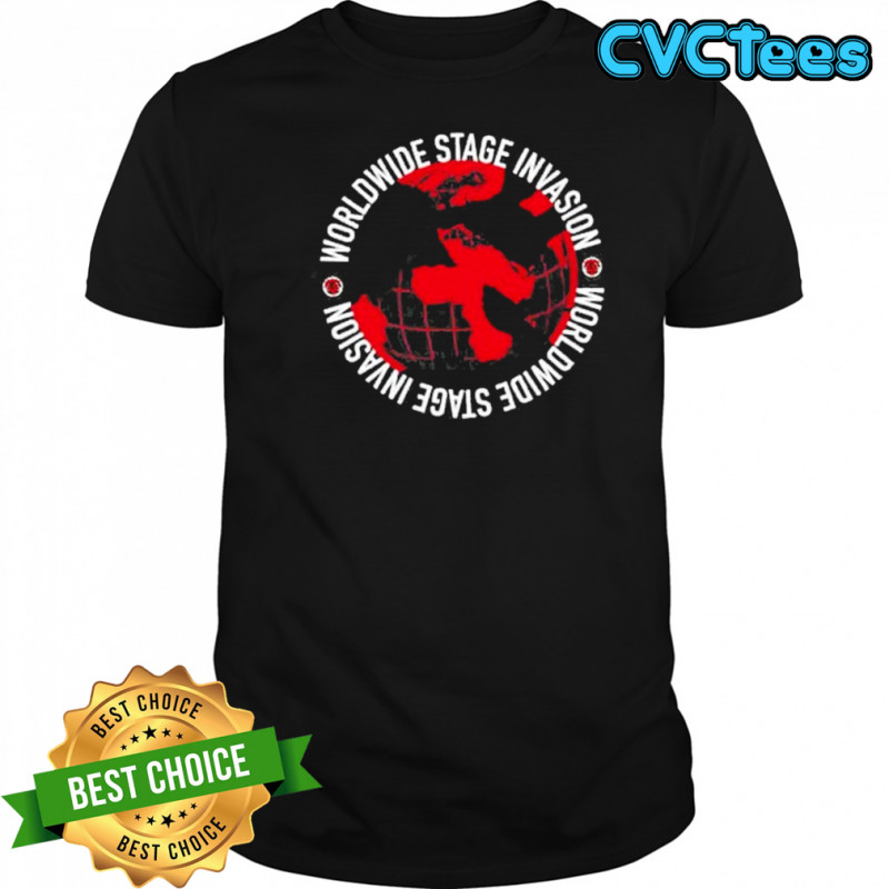 Bob Vylan World Wide Stage Invasion Globe T-shirt