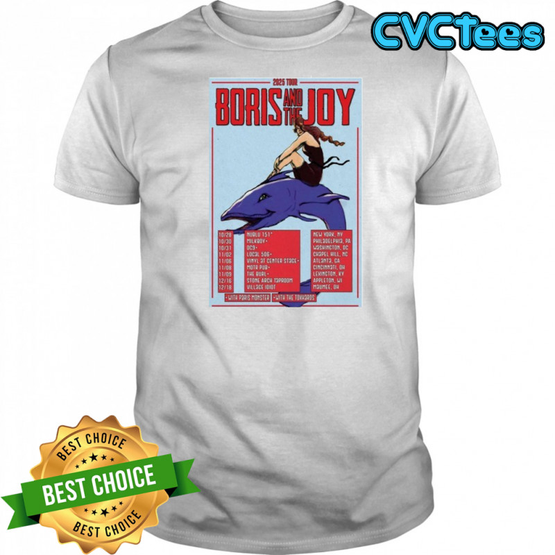 Boris And The Joy 2025 Tour T-shirt
