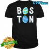 Boston stacked easter eggs shirt