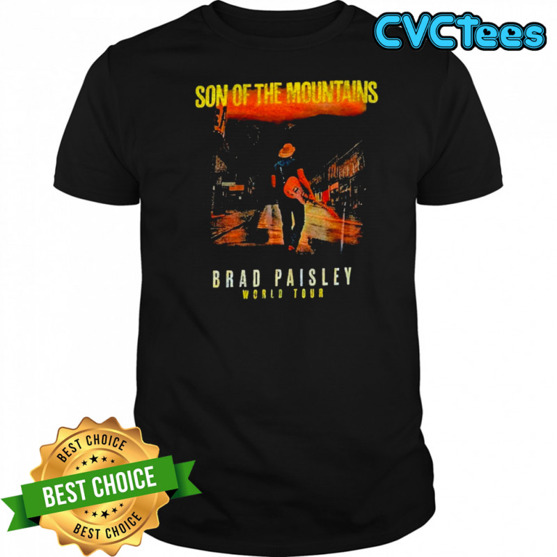 Brad Paisley Son Of The Mountains World Tour 2023 T-shirt
