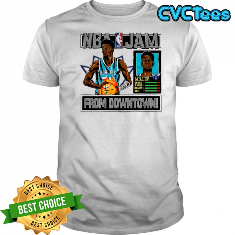 Brandon Miller Charlotte Hornets NBA from downtown classic video game shirt