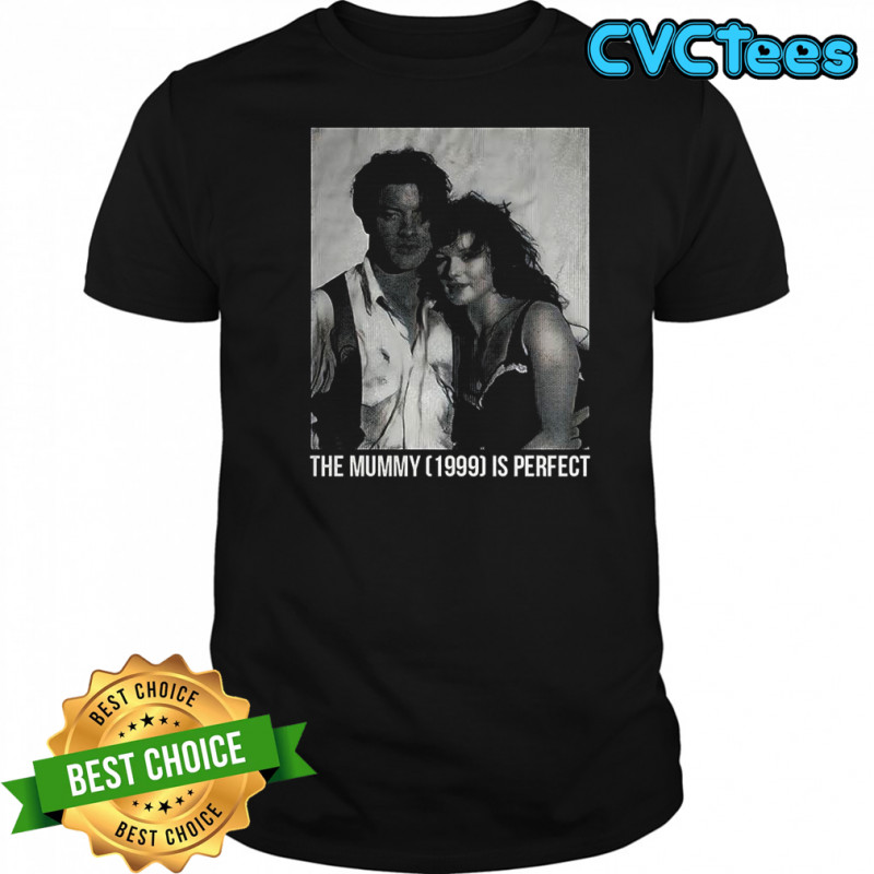 Brendan Fraser and Rachel Weisz Perfect Mummy 1999 is perfect portrait shirt
