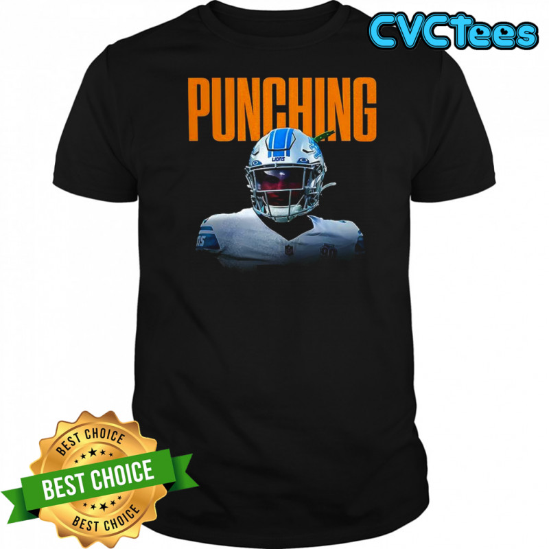 Brian Branch Punching shirt