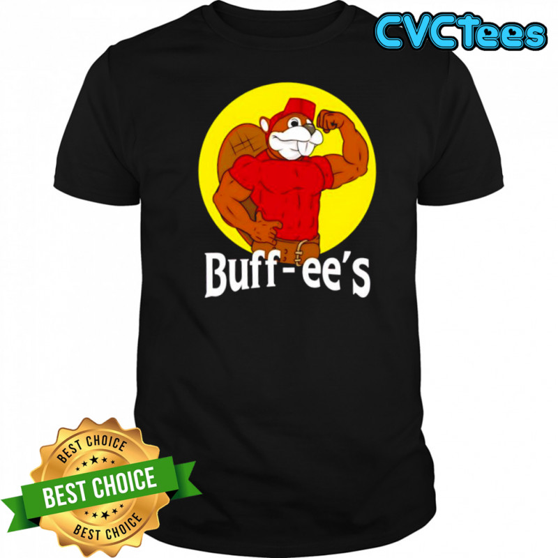 Buff-ee’s Buc-ee’s parody logo shirt