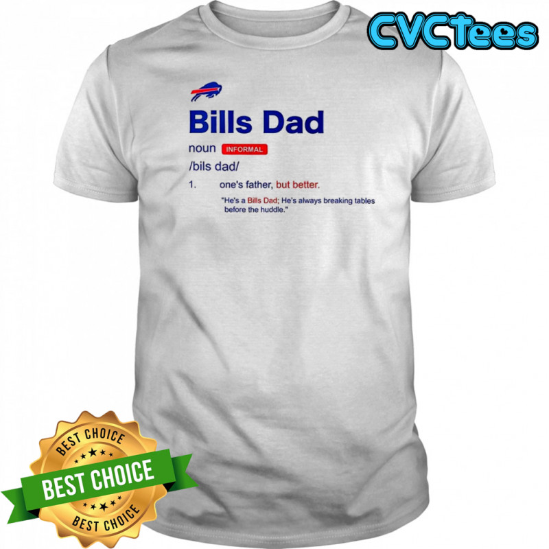 Buffalo Bills Dad definition shirt