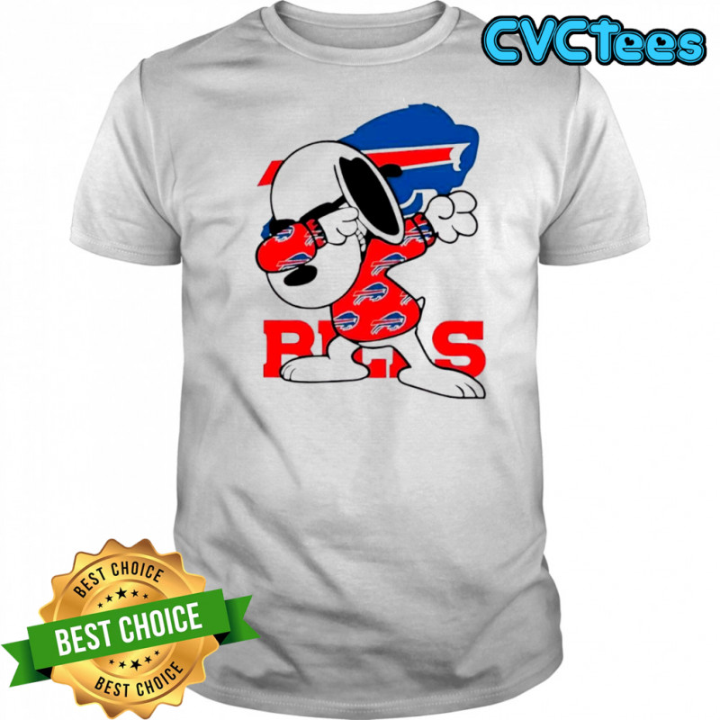 Buffalo Bills Snoopy Dabbing Peanuts NFL Football shirt