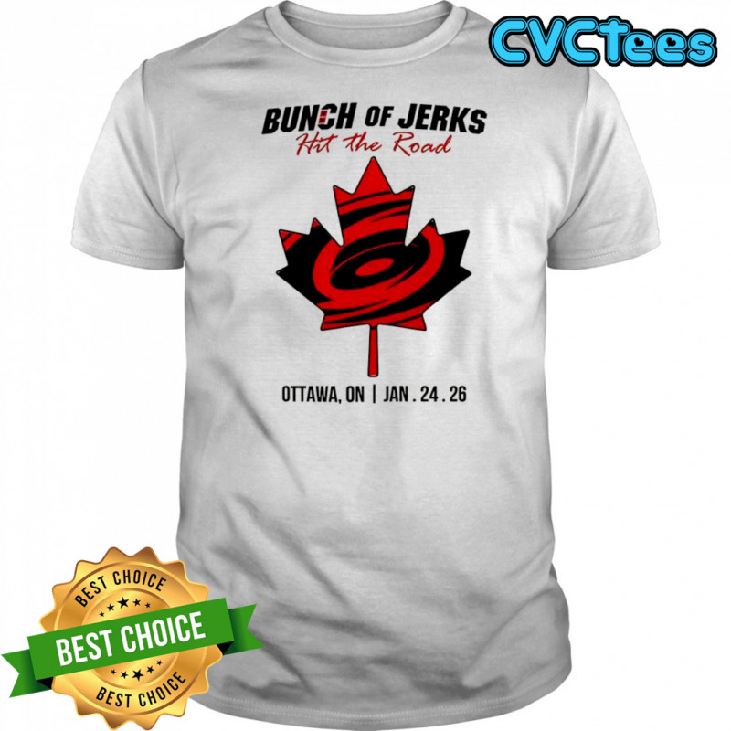 Bunch of jerks hit the road Ottawa Canada 2026 shirt