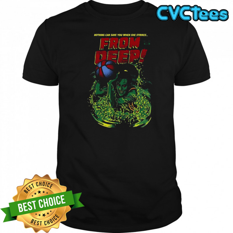 Caitlin Clark Nothing Can Save You When She Strikes From Deep T-shirt