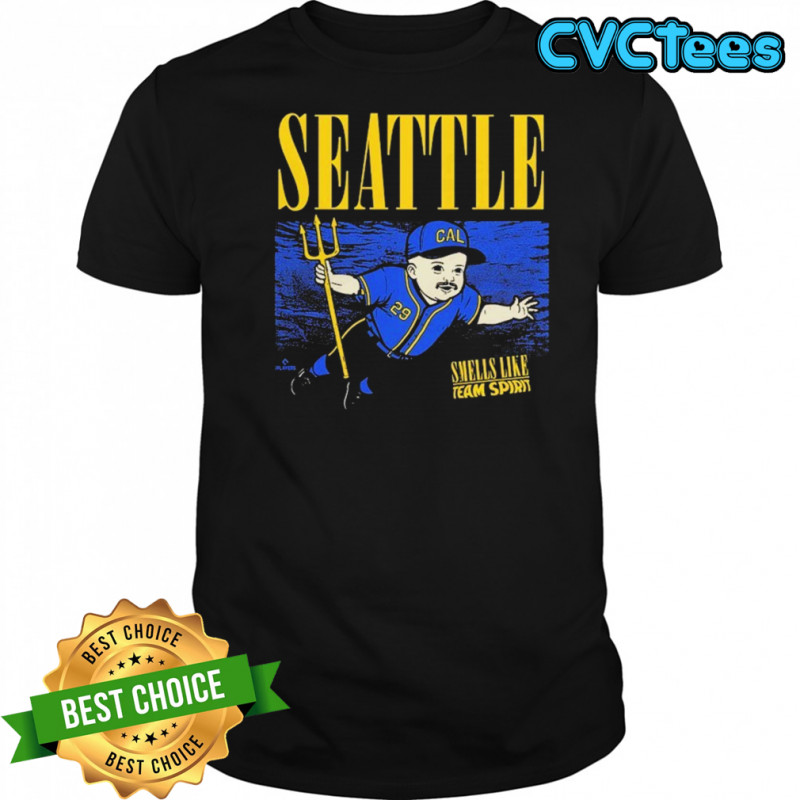 Cal Raleigh Seattle Mariners Smells Like Team Spirit T-Shirt