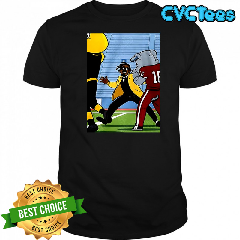 Cam Newton slap Alabama Crimson Mascot cartoon shirt