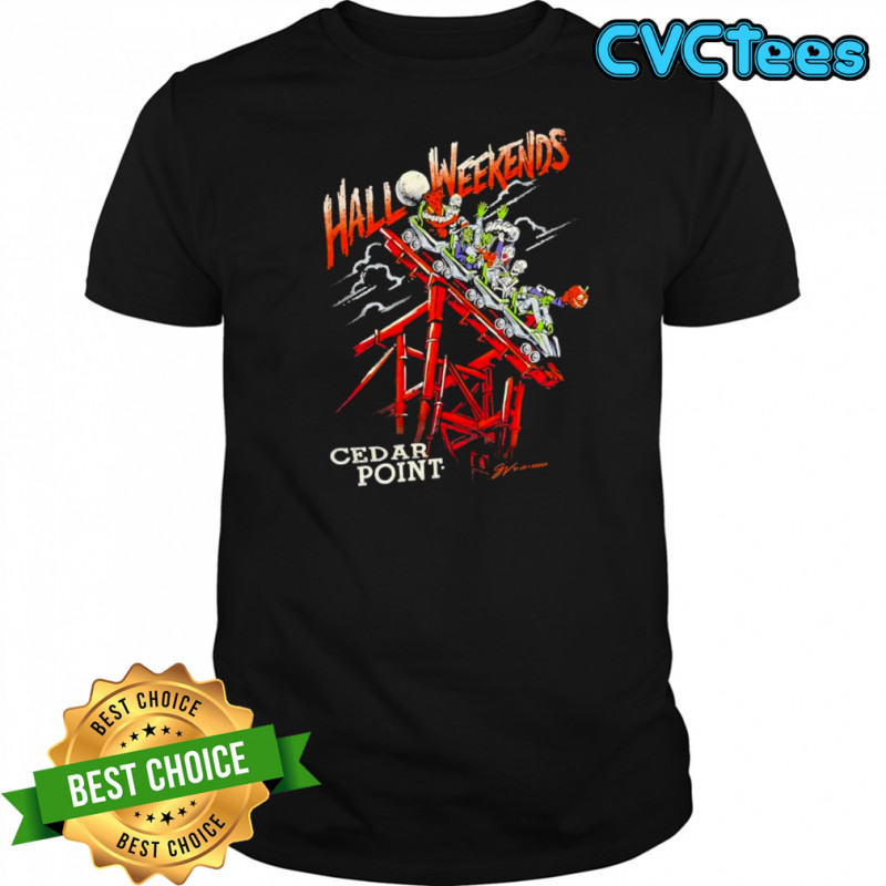 Cedar Point HalloWeekends Siren’s Curse skeletons shirt