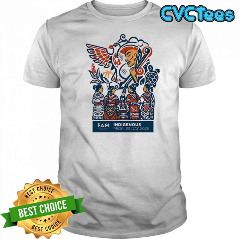 Celebrate Indigenous Peoples Day 2025 graphic shirt