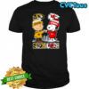 Charlie Brown and Snoopy x Missouri Tigers and Kansas City Chiefs shirt