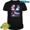 Charlie Brown and Snoopy x Texas Christian University Horned Frogs and Dallas Cowboys shirt