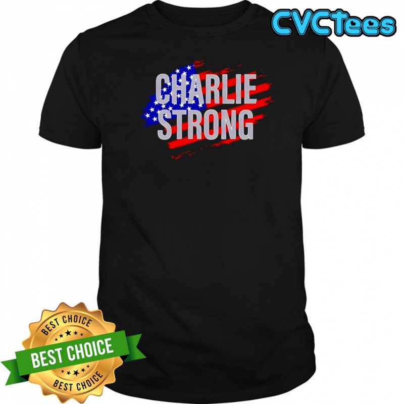 Charlie Strong USA Flag Shirt