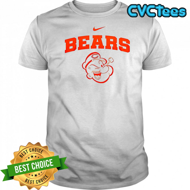 Chicago Bears x Popeye I yam what I yam an’ that’s all I yam shirt
