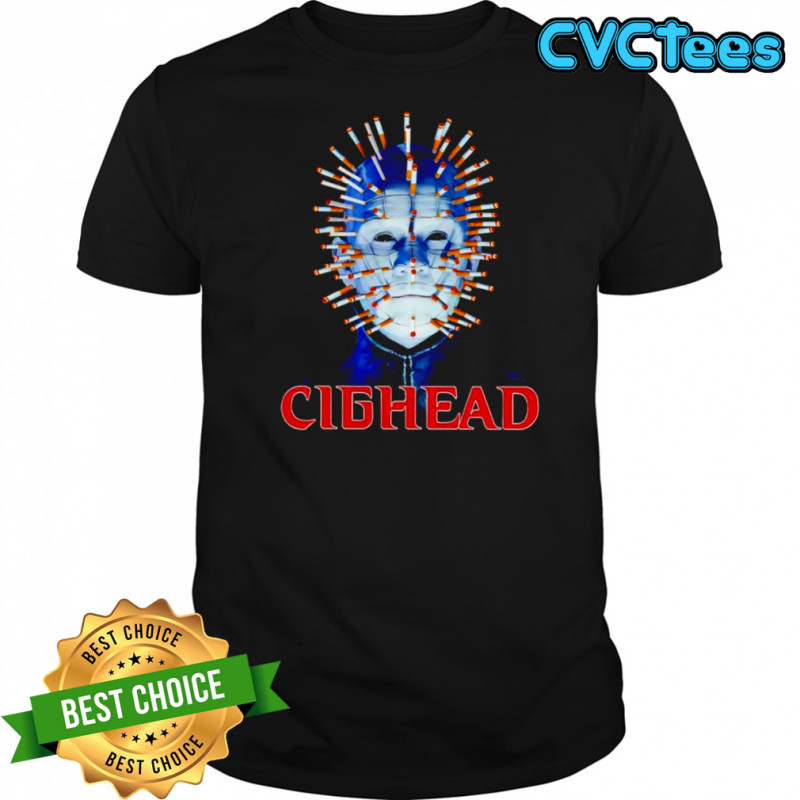 Cighead Pinhead Hellraiser graphic shirt