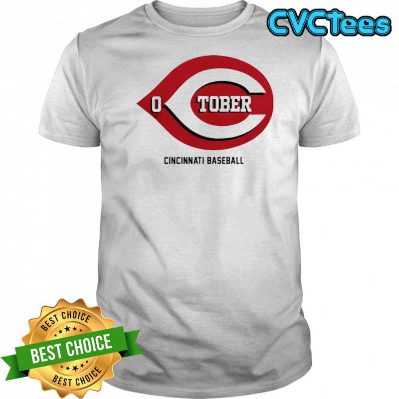 Cincinnati Reds October Baseball logo Official Redtober shirt