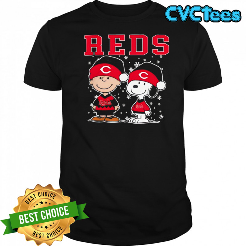 Cincinnati Reds Snoopy Charlie Brown Christmas Baseball shirt