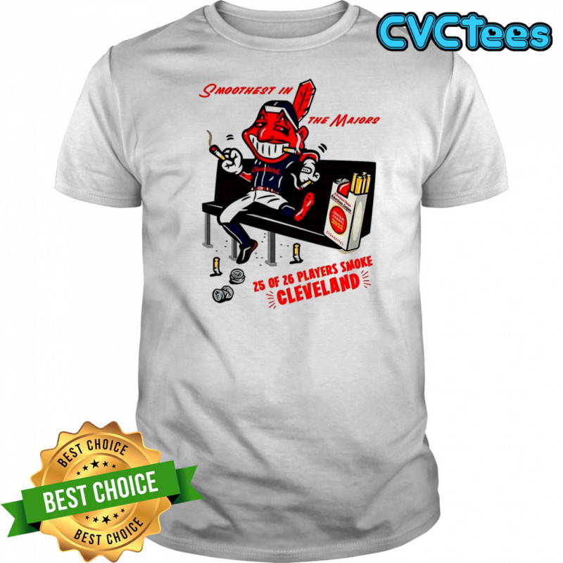 Cleveland Guardians baseball American League Central Champs 2025 Cigarettes Chief Wahoo shirt