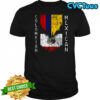Colombian Mexican Flags Ripped Torn Colombia Mexico shirt