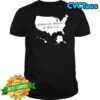Colonized States of America map shirt