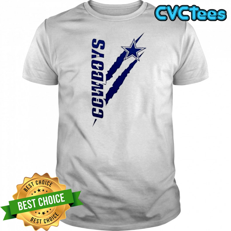 Cowboys Color Scratch design shirt