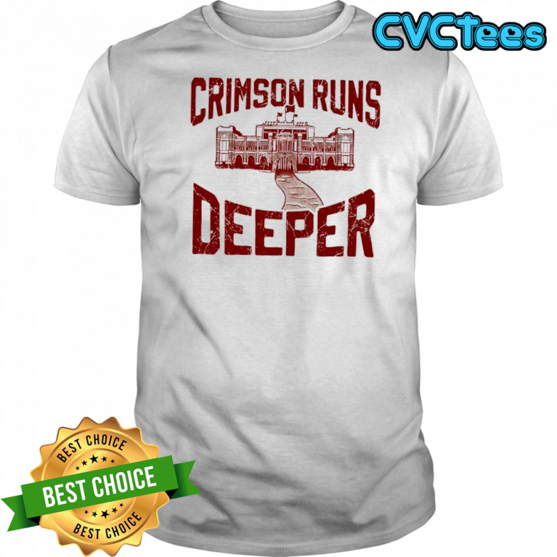 Crimson Runs Deeper graphic shirt