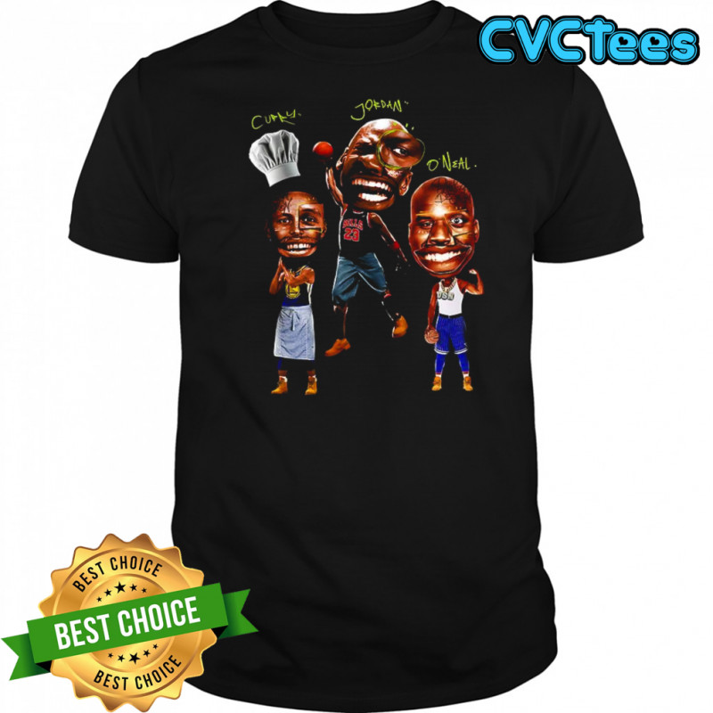 Curly Jordan O’Neal Basketball big three funny shirt