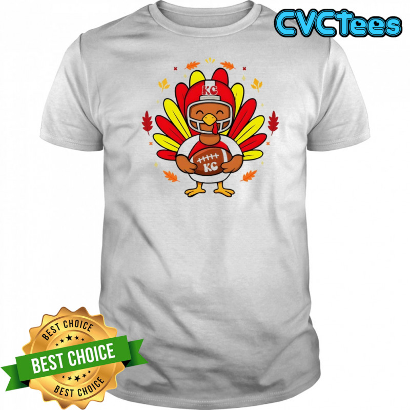 Cute Turkey Football Kansas City Chiefs Thanksgiving shirt