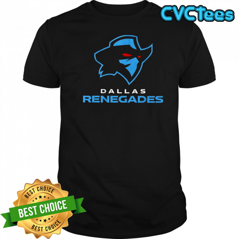 Dallas Renegades Lockup Logo style shirt