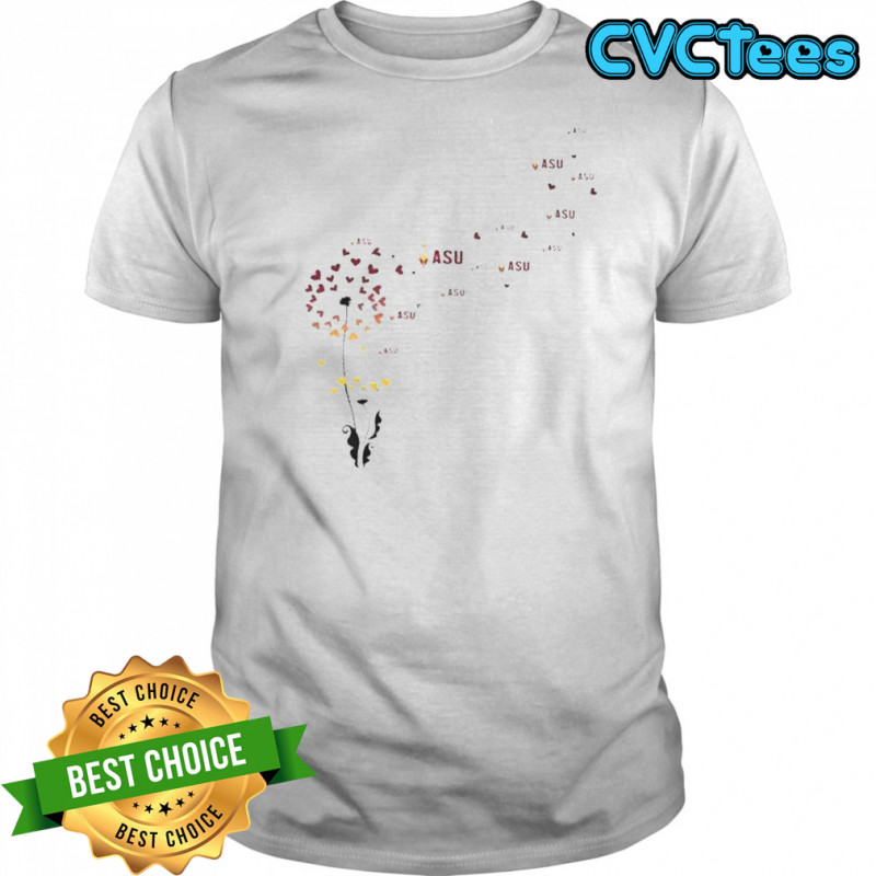 Dandelion Flower Arizona State Sun Devils Football Logo T-Shirt