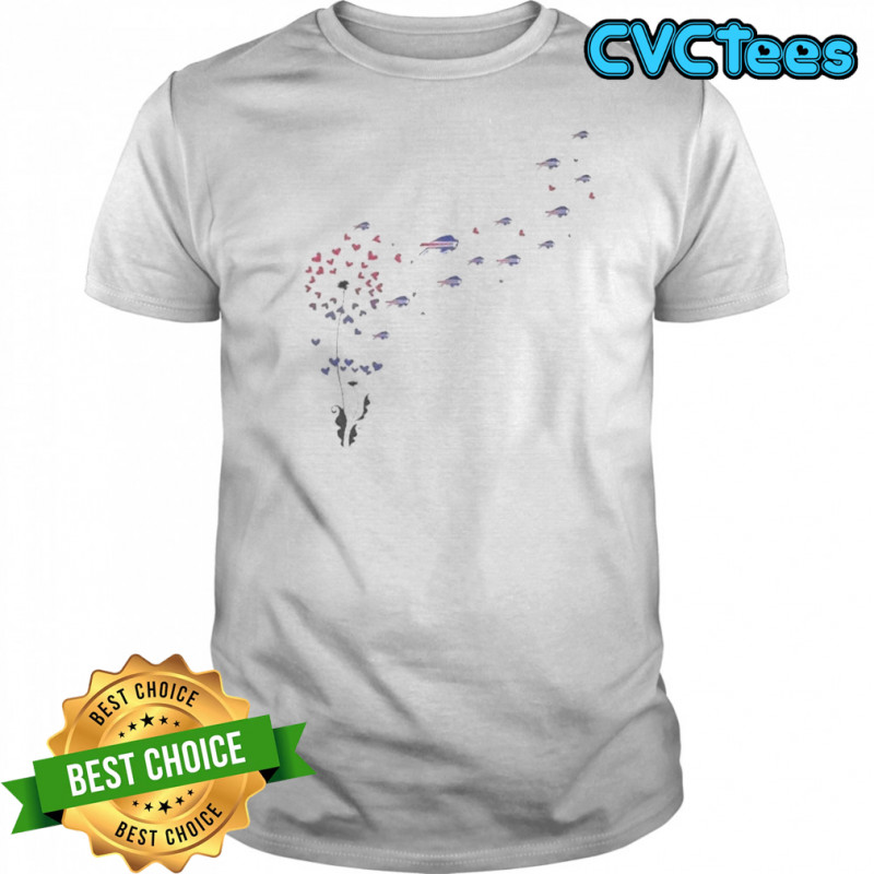 Dandelion Flower Buffalo Bills Football Logo T-Shirt