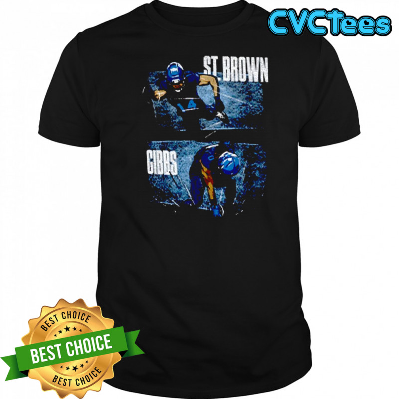 Detroit Dynamic Duo Detroit Lions Amon-Ra St. Brown And Jahmyr Gibbs shirt