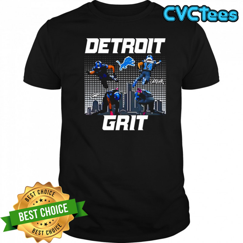 Detroit Grit Super Heroes signature NFL shirt