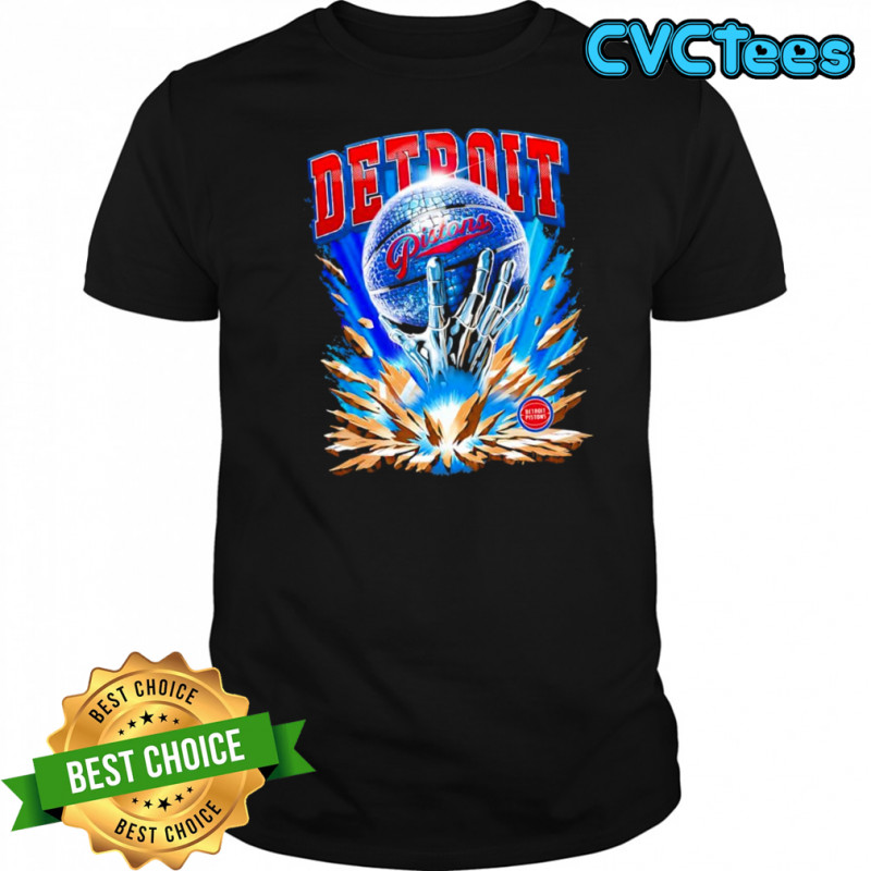 Detroit Pistons No Caller ID Kiwiclo Gator logo shirt