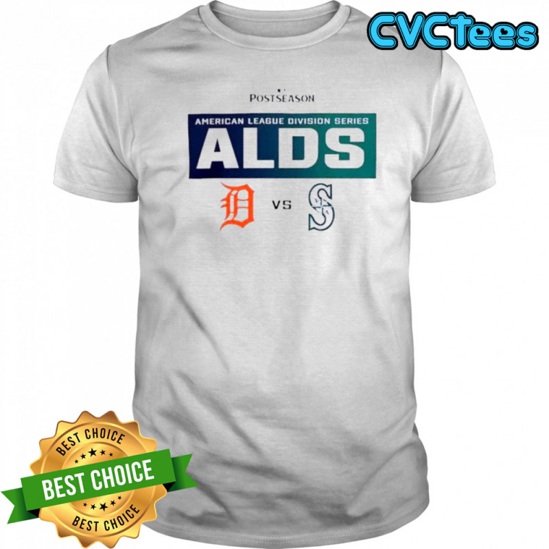 Detroit Tigers Vs Seattle Mariners 2025 Postseason MLB ALDS Matchup T-Shirt