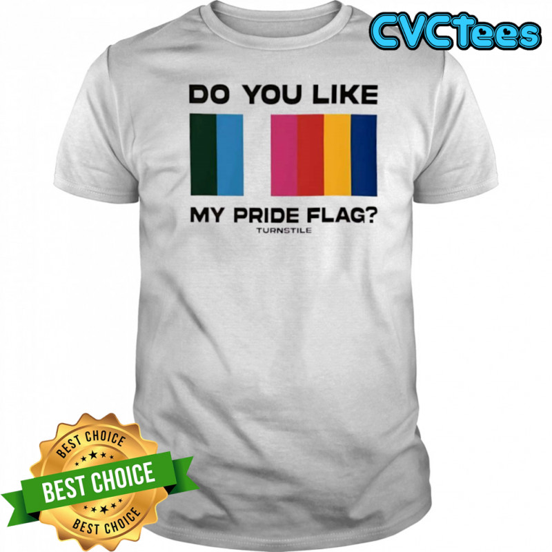 Do you like my pride flag turnstile shirt