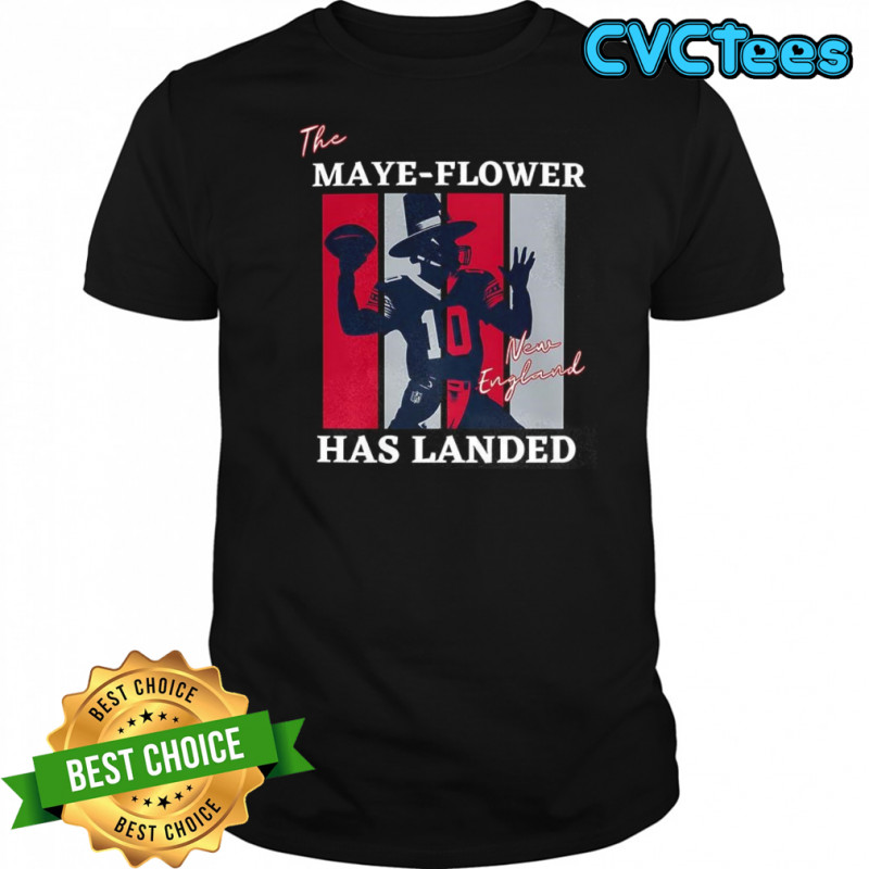 Drake Maye New England Patriots football the maye flower has landed shirt